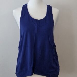 Womens Sleeveless Racerback Tank Top - Royal Blue